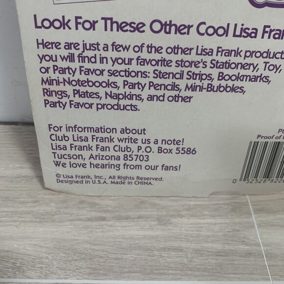 Vintage Lisa Frank Tic Tac Toe Party Favors - Picture 9 of 11